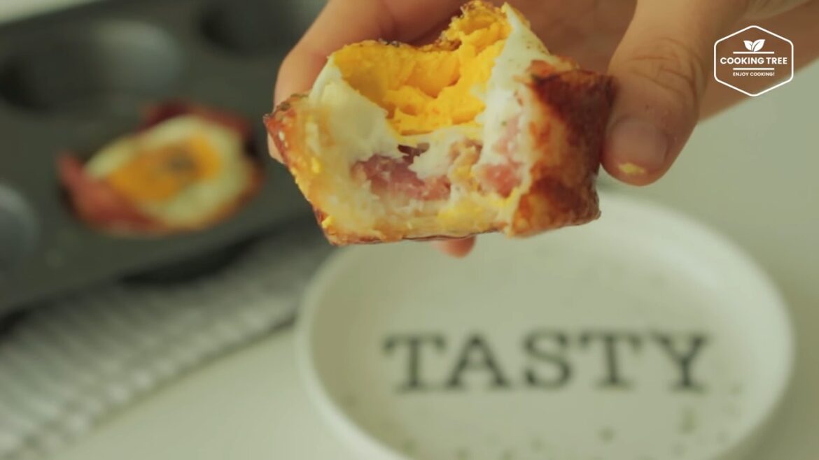 Bacon Egg Toast Cup Recipe