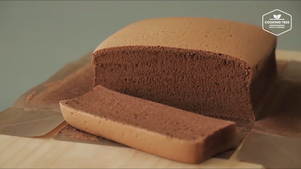 Chocolate Cotton Sponge Cake Taiwanese Castella Recipe Cooking Tree