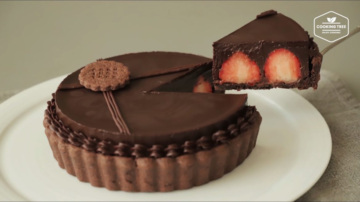 Strawberry-Chocolate-Tart-Recipe Strawberry Chocolate Tart Recipe