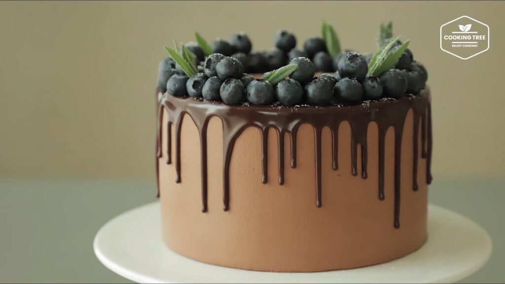 Blueberry Chocolate Cake Recipe-Cooking tree