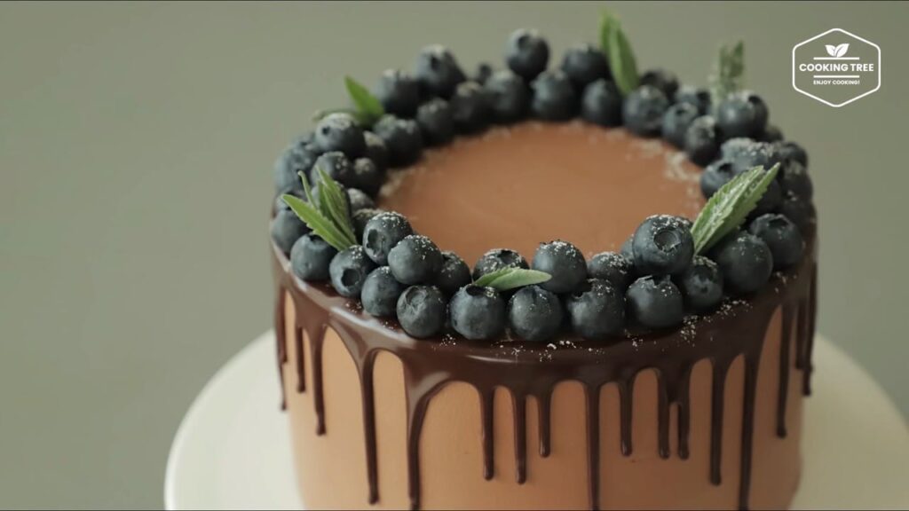 Blueberry Chocolate Cake Recipe-Cooking tree