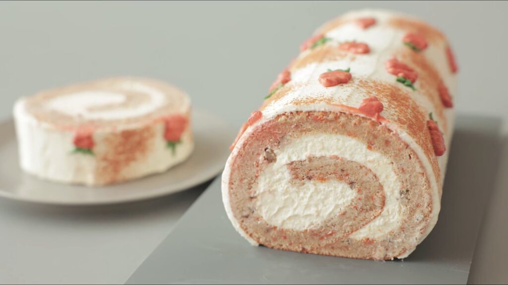Carrot Roll Cake Recipe