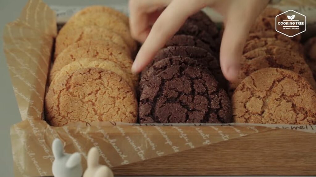 Chewy Crinkle Cookies 3 Ways Recipe-Cooking tree