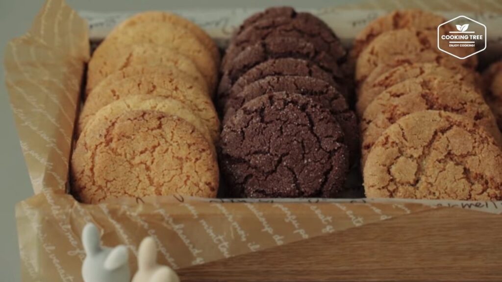 Chewy Crinkle Cookies 3 Ways Recipe-Cooking tree