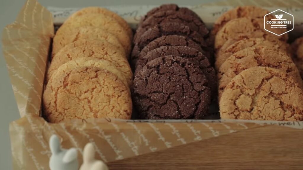 Chewy Crinkle Cookies 3 Ways Recipe-Cooking tree