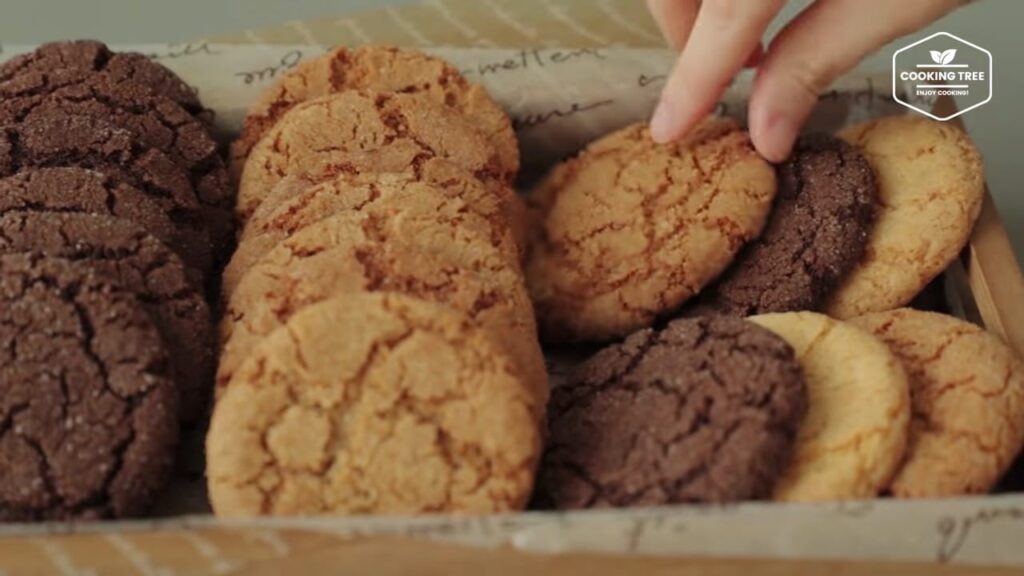 Chewy Crinkle Cookies 3 Ways Recipe-Cooking tree
