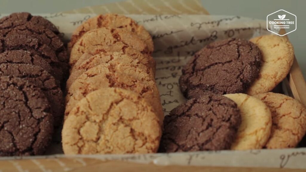 Chewy Crinkle Cookies 3 Ways Recipe-Cooking tree