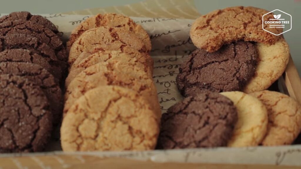 Chewy Crinkle Cookies 3 Ways Recipe-Cooking tree