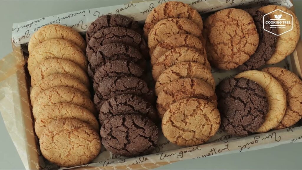 Chewy Crinkle Cookies 3 Ways Recipe-Cooking tree