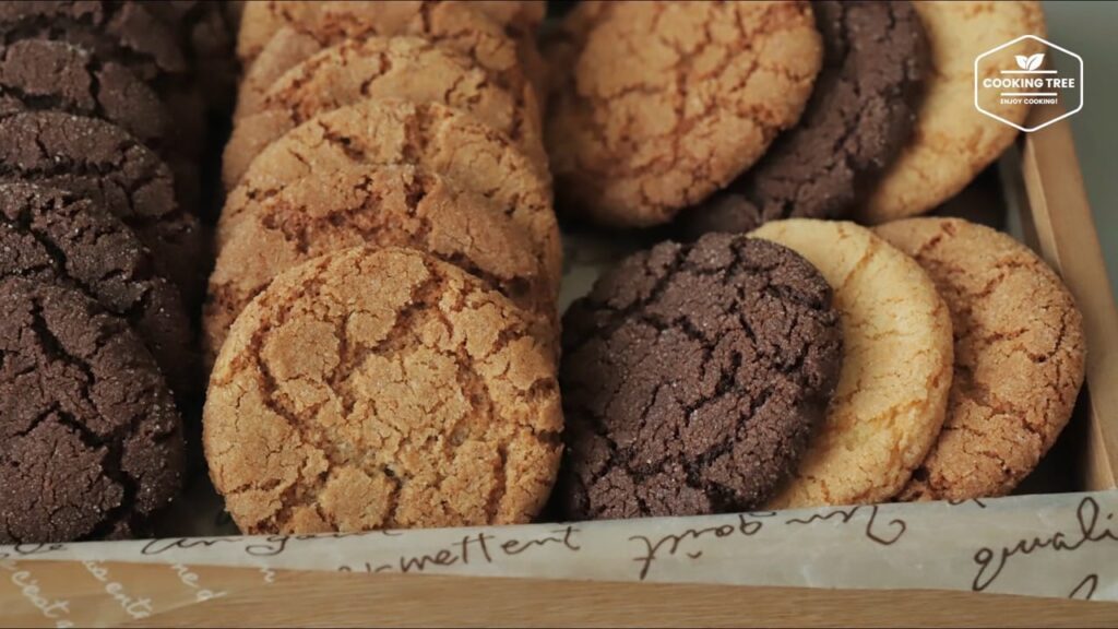 Chewy Crinkle Cookies 3 Ways Recipe-Cooking tree
