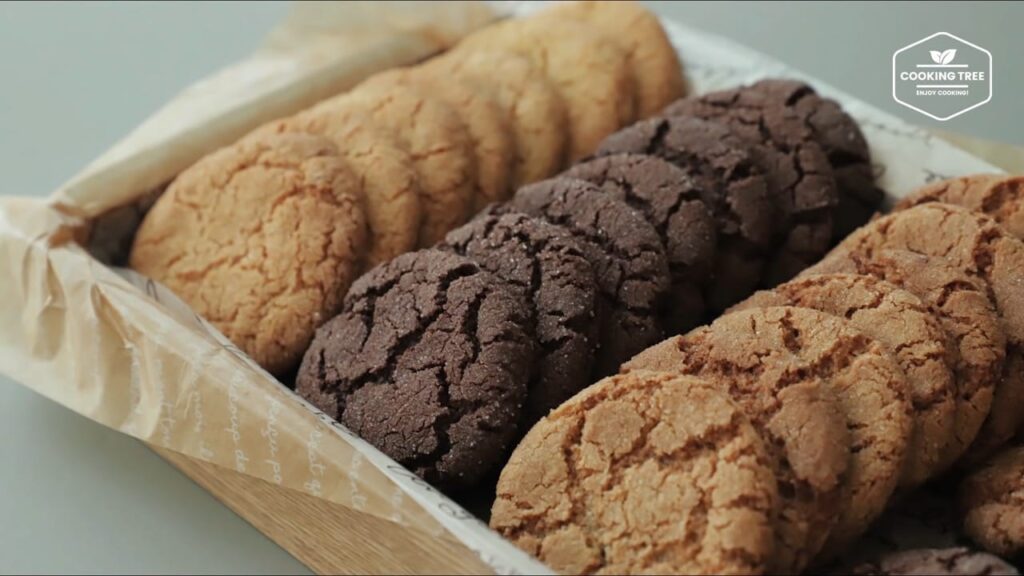 Chewy Crinkle Cookies 3 Ways Recipe-Cooking tree