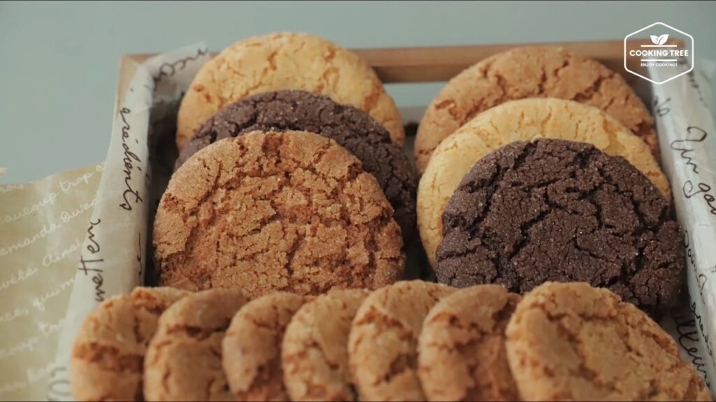Chewy Crinkle Cookies 3 Ways Recipe-Cooking tree