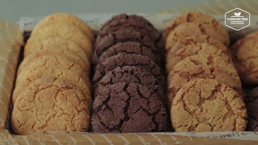Chewy Crinkle Cookies 3 Ways Recipe-Cooking tree