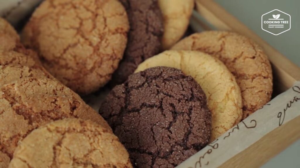 Chewy Crinkle Cookies 3 Ways Recipe-Cooking tree