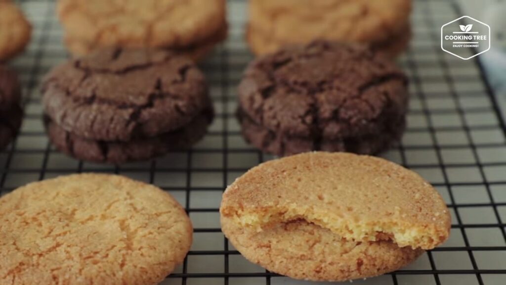 Chewy Crinkle Cookies 3 Ways Recipe-Cooking tree
