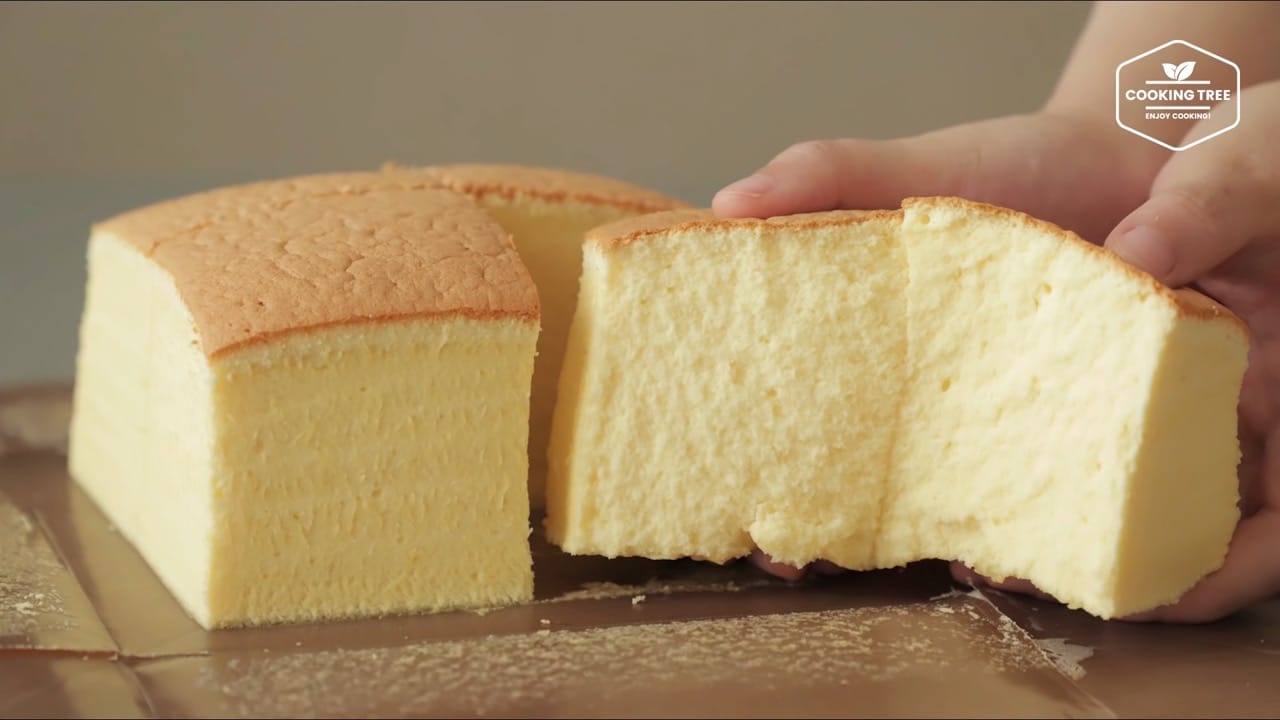 Condensed milk Cotton Castella Recipe Cooking Tree