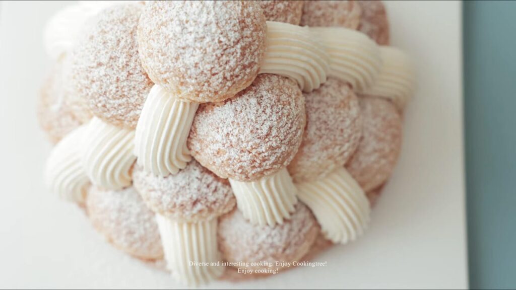 Cookie Choux Cream puff Cake Recipe Cooking tree