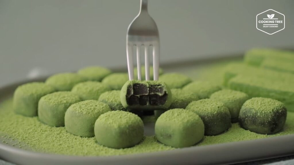Green Tea Pave & Condensed milk Chocolate Truffles Recipe-Cooking tree