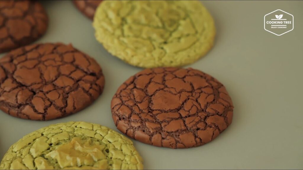 Green tea & Chocolate Brownie Cookies Recipe-Cooking tree