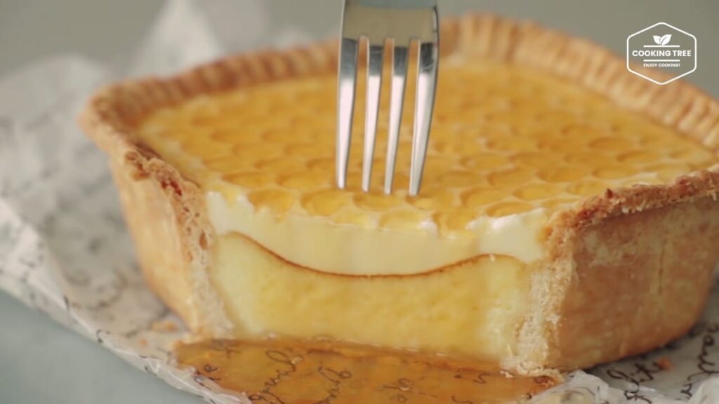 Honey Double Cheese Tart Recipe-Cooking tree