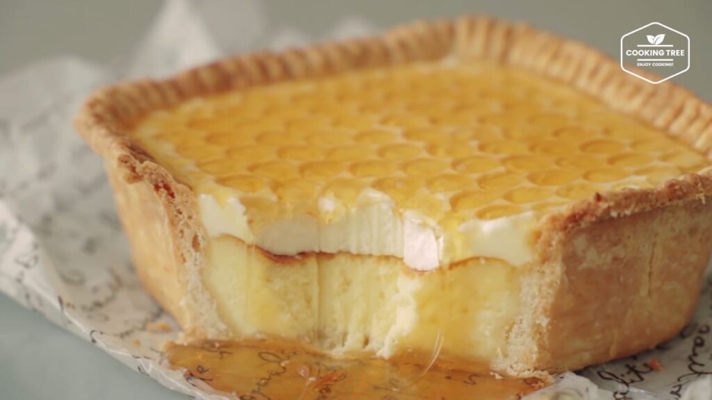 Honey Double Cheese Tart Recipe-Cooking tree