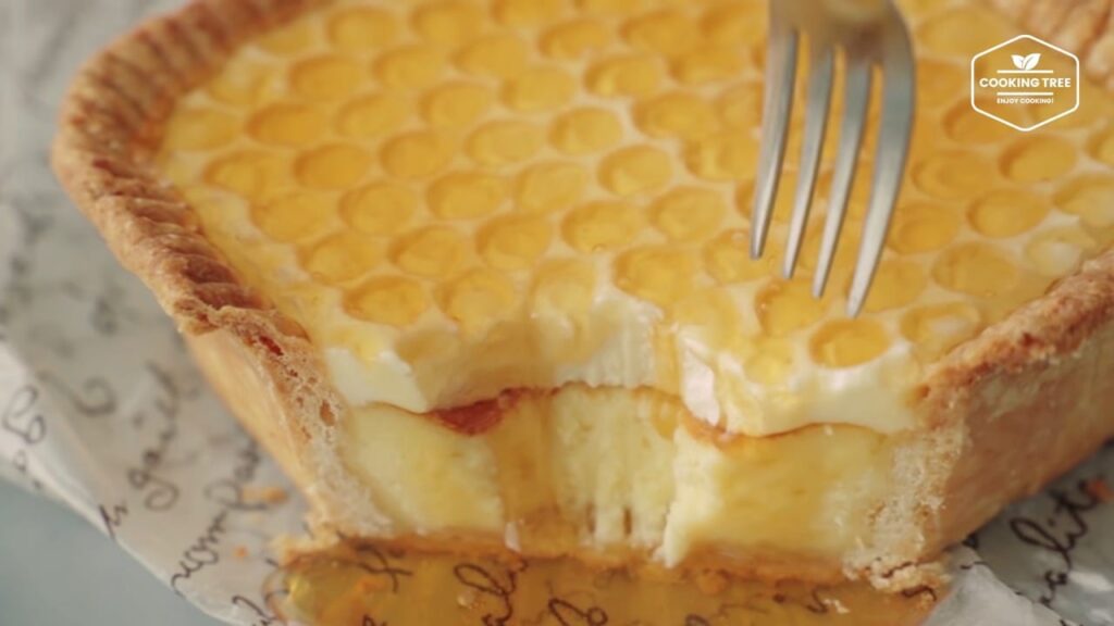 Honey Double Cheese Tart Recipe-Cooking tree