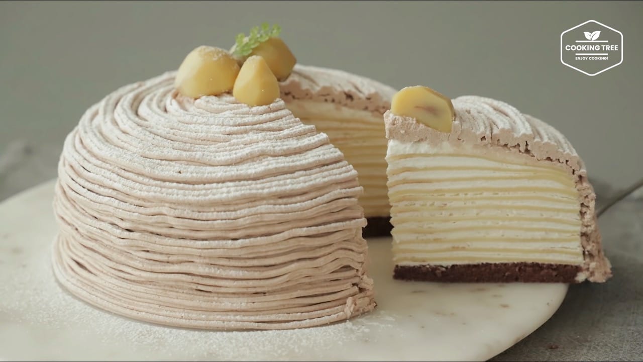 Mont Blanc Crepe Cake Recipe - Cooking Tree