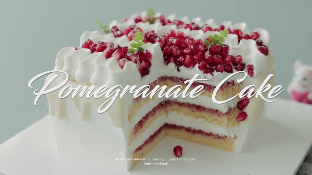 Pomegranate Cake Recipe | Cooking tree