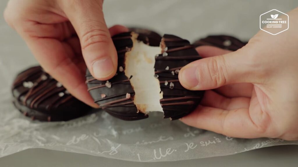 Chocolate Pie Cookies Marshmallow Cookies Recipe Cooking tree