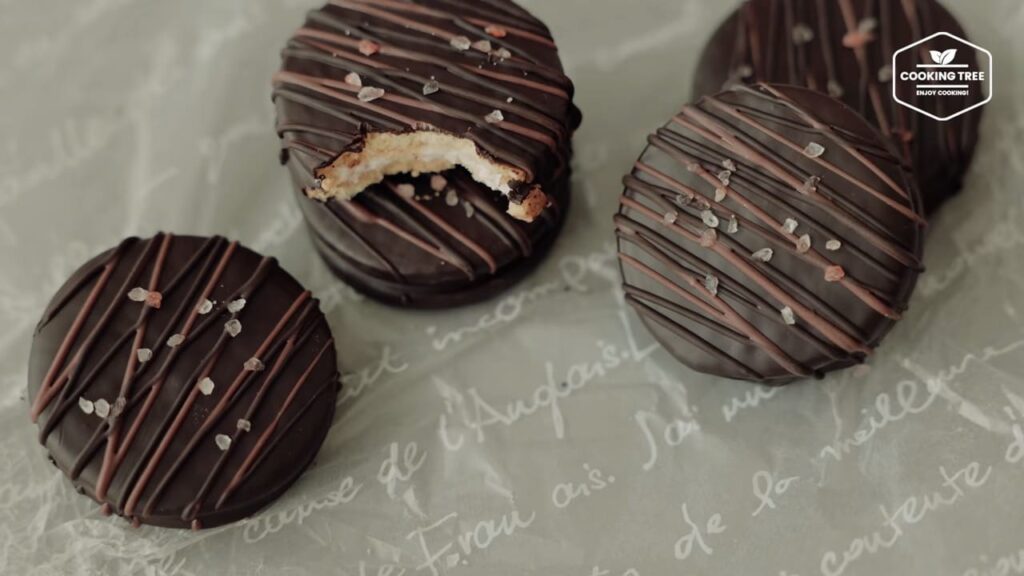 Chocolate Pie Cookies Marshmallow Cookies Recipe Cooking tree