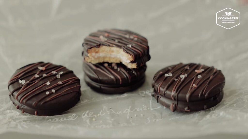 Chocolate Pie Cookies Marshmallow Cookies Recipe Cooking tree