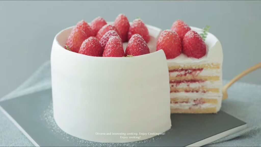 Strawberry Cake Recipe cooking tree