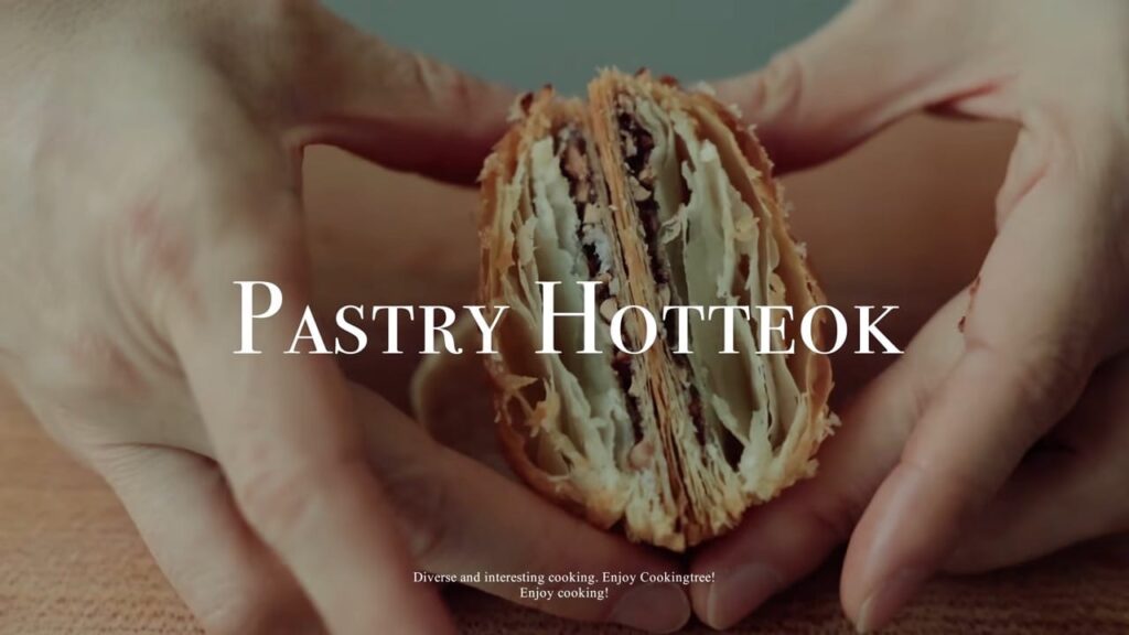 Pastry Hotteok Sweet pancakes Recipe Cooking tree
