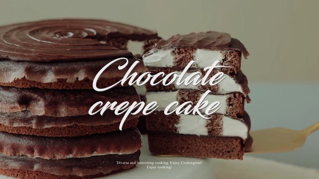 Chocolate Crepe Cake Recipe Cooking tree
