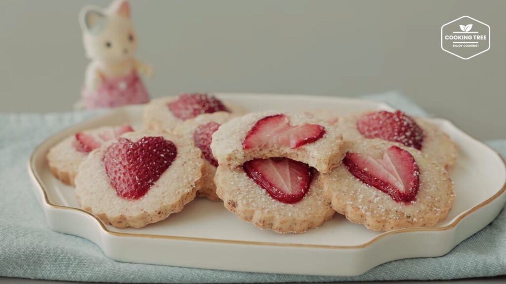 Strawberry Cookies Recipe Cooking tree