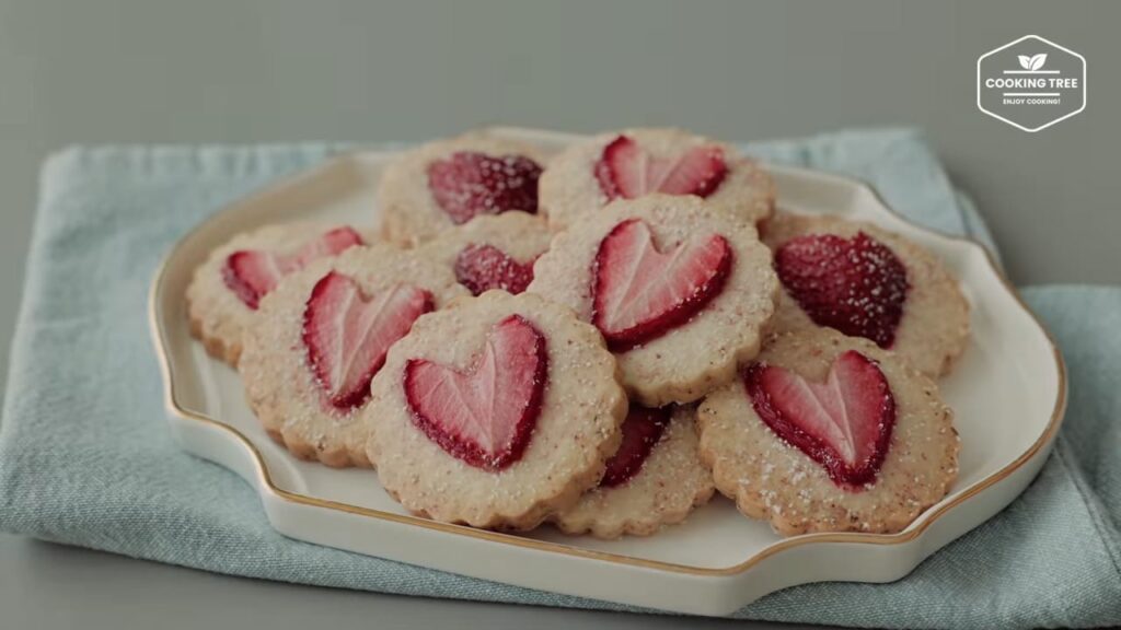 Strawberry Cookies Recipe Cooking tree