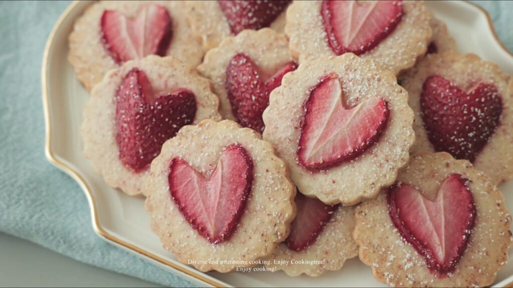 Strawberry Cookies Recipe Cooking tree