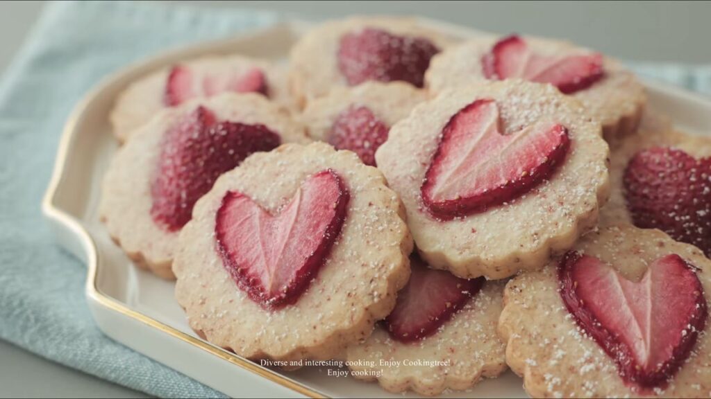 Strawberry Cookies Recipe Cooking tree