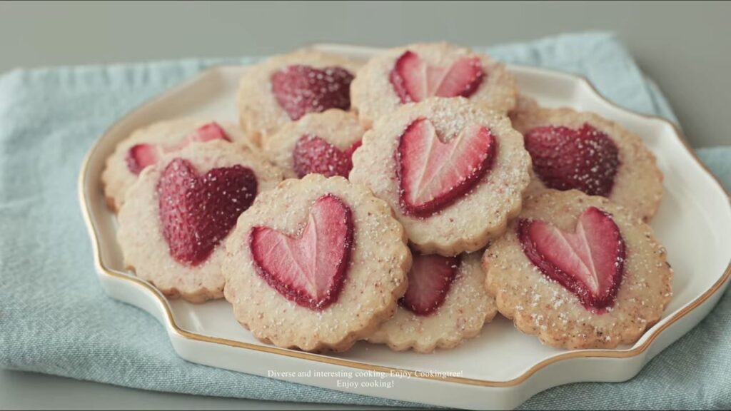 Strawberry Cookies Recipe Cooking tree
