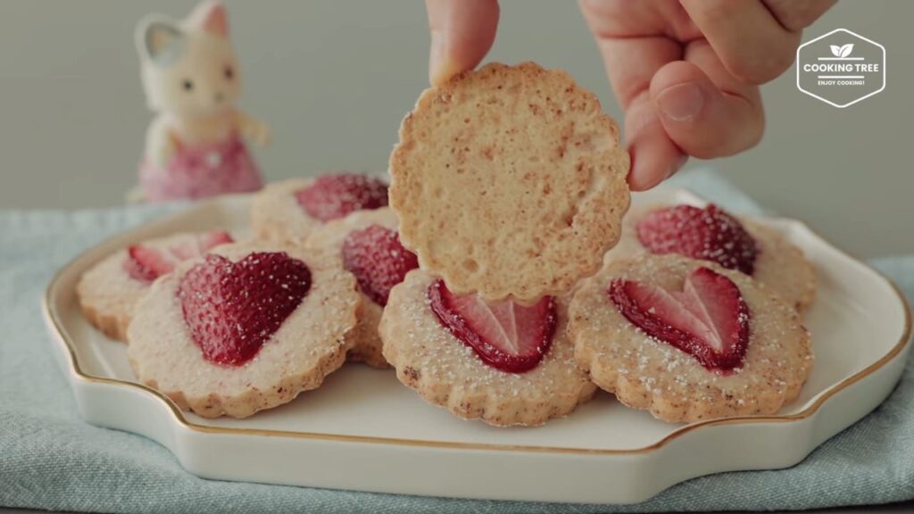 Strawberry Cookies Recipe Cooking tree