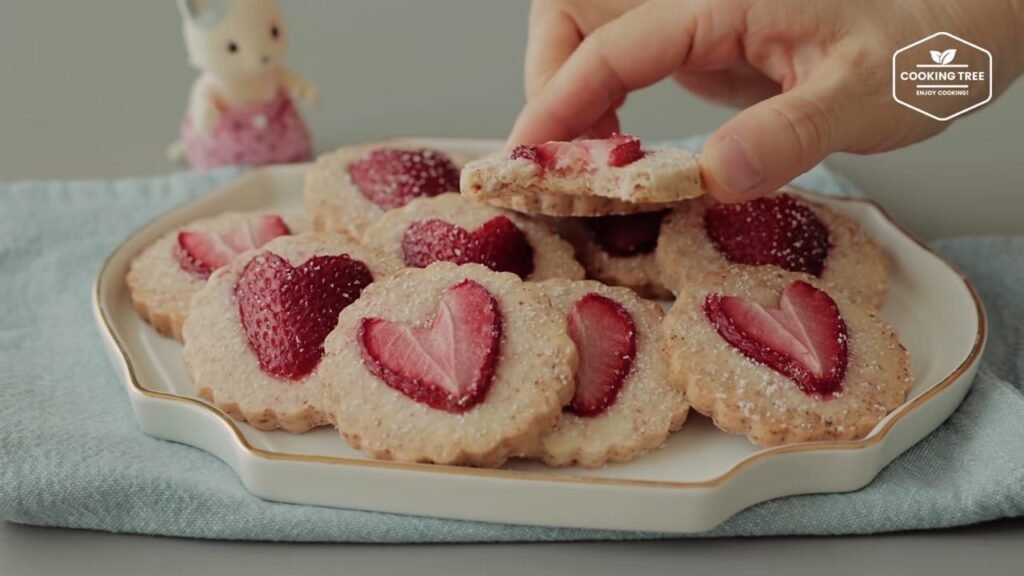 Strawberry Cookies Recipe Cooking tree