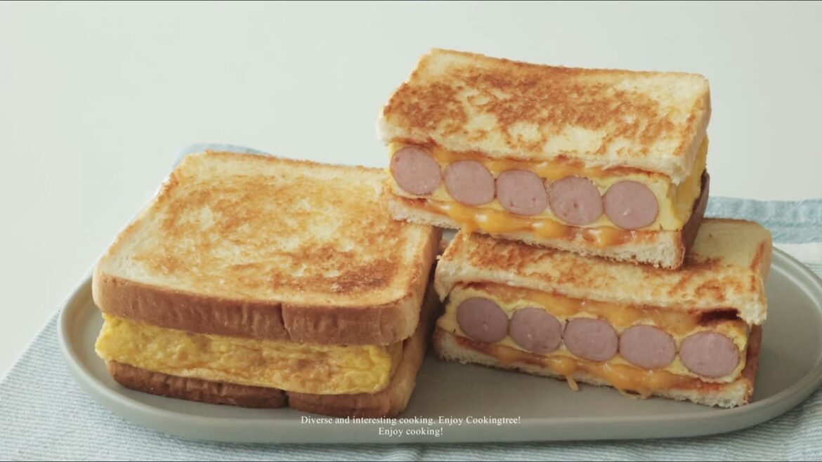 Sausage Egg Toast Recipe Cooking tree Sausage Egg Toast Recipe Cooking tree