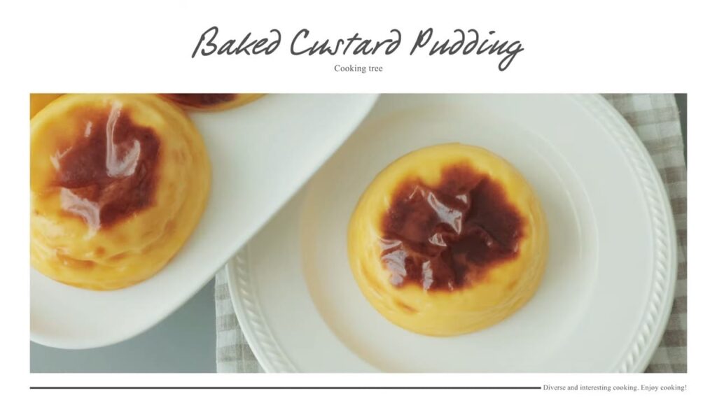 Baked Custard Pudding Recipe Cooking tree