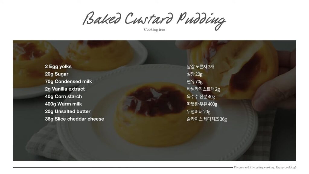 Baked Custard Pudding Recipe Cooking tree
