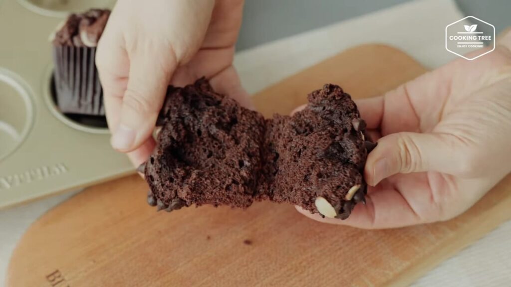 Brownie textured Chocolate Muffin Recipe Cooking tree