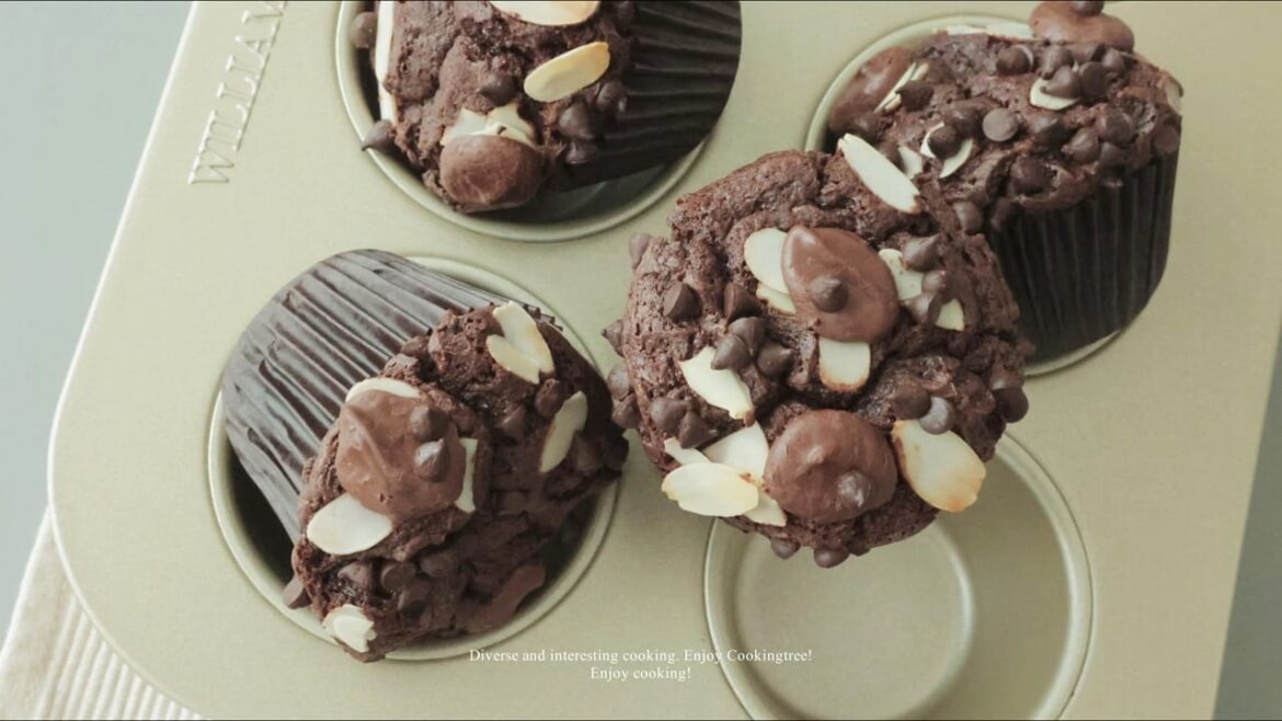 Brownie textured Chocolate Muffin Recipe Cooking tree