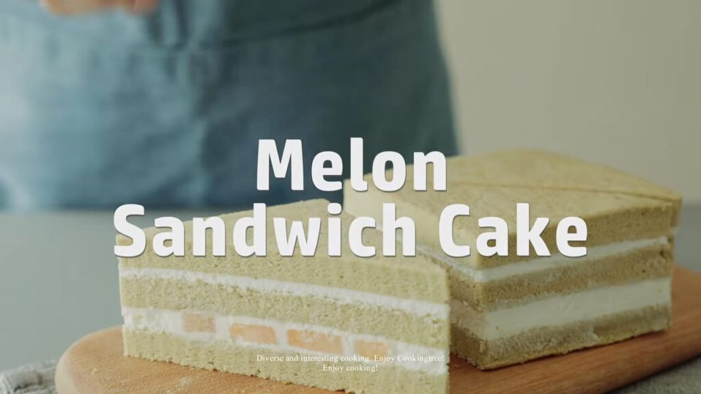 Melon Sandwich Cake Recipe Cooking tree