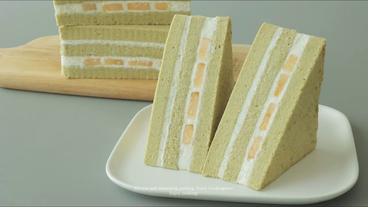 Melon Sandwich Cake Recipe Cooking Tree