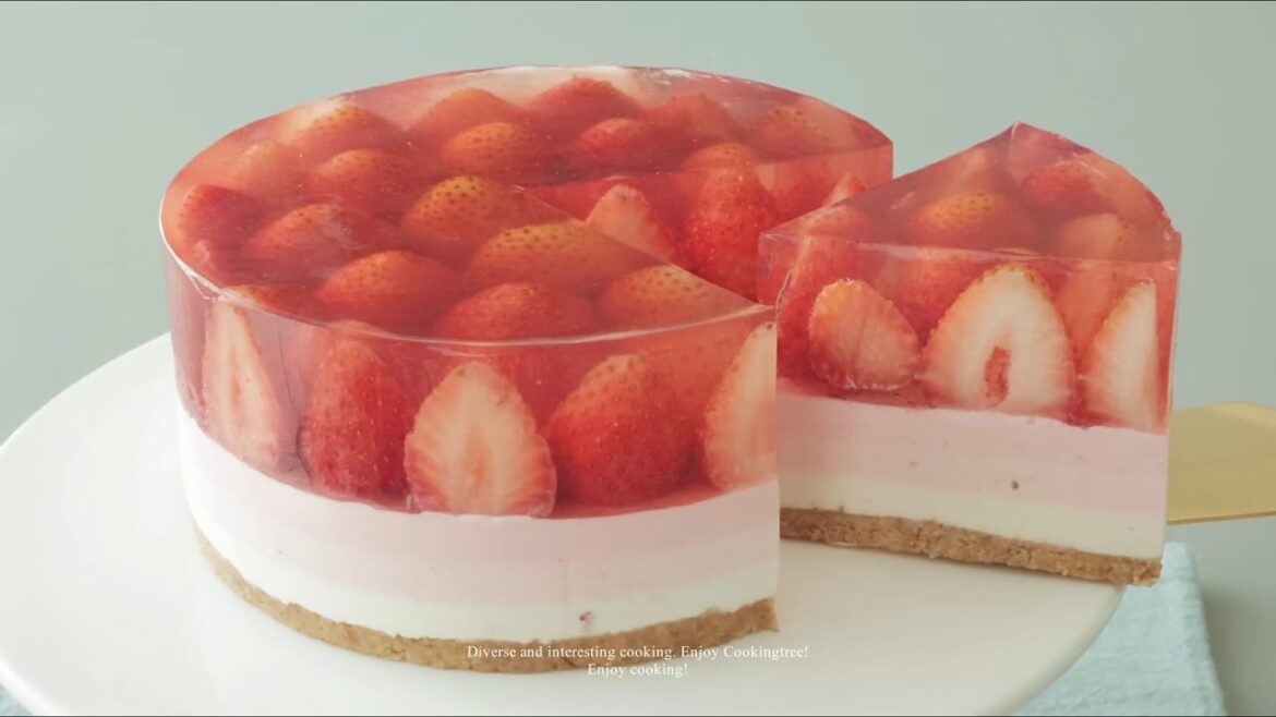 No Bake Strawberry Jelly Cheesecake Recipe Cooking tree No Bake Strawberry Jelly Cheesecake Recipe Cooking tree