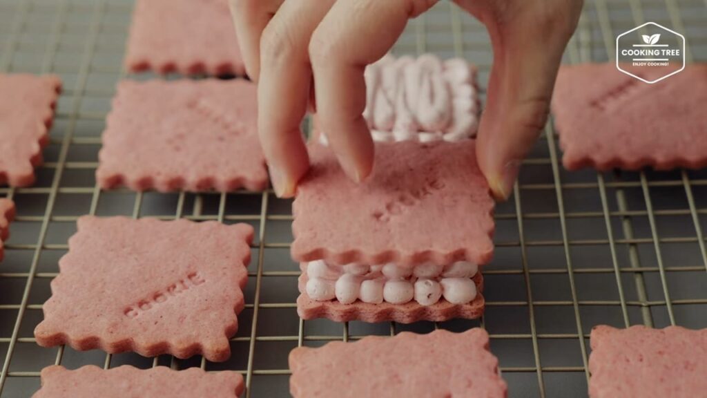 Strawberry Sand Cookies Recipe Cooking tree